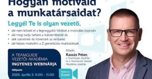 Hogyan motiváld a (Z generációs) munkatársaidat? – webinár